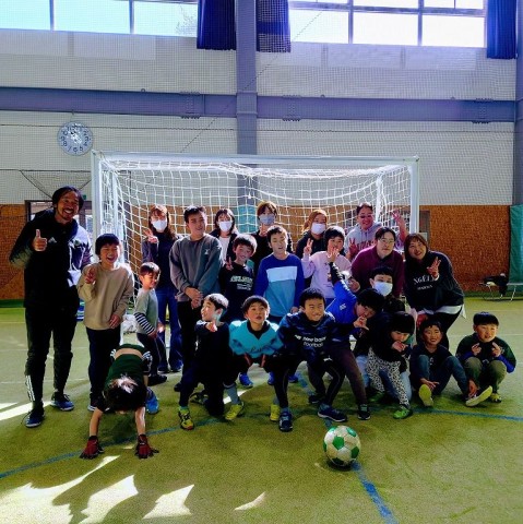 松本山雅FCとコラボした「第一回子どもサッカー教室」を開催しました